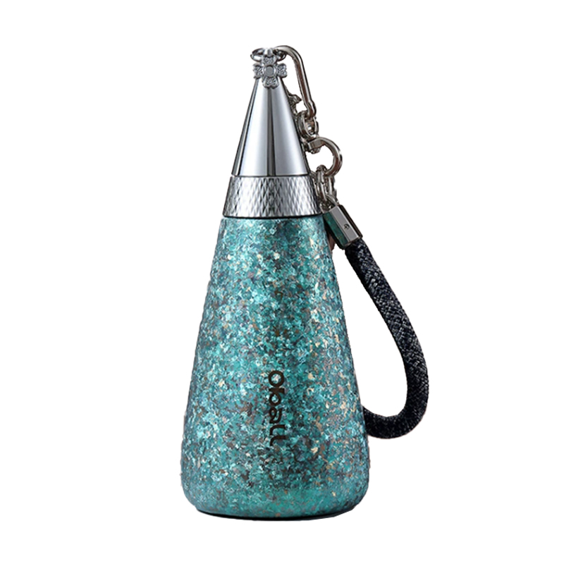 High-End Appearance Titanium Mug With A Straw