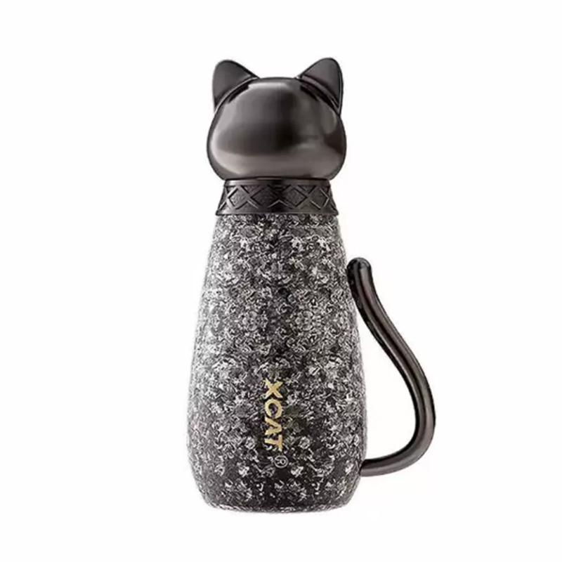 Mountain Cat Compact and Portable Sippy Titanium Mug