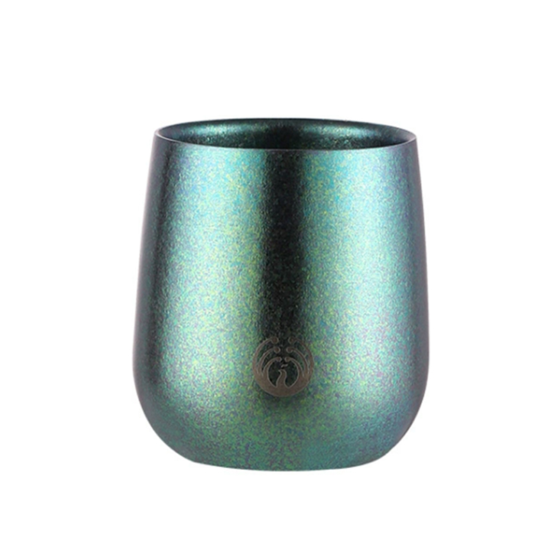 Outdoor Pure Titanium Double-Layer Mug