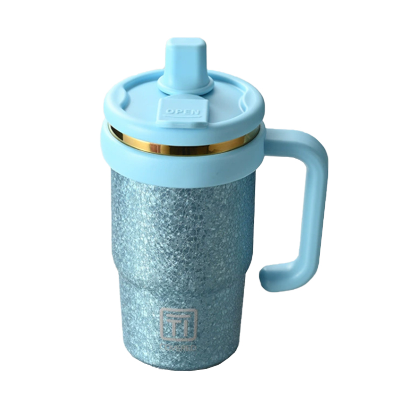 Ice Flower Titanium Insulated Tumbler